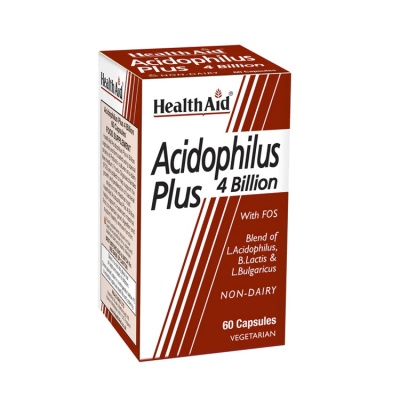 Health Aid Acidophilus Plus 4 Billion 60vcaps